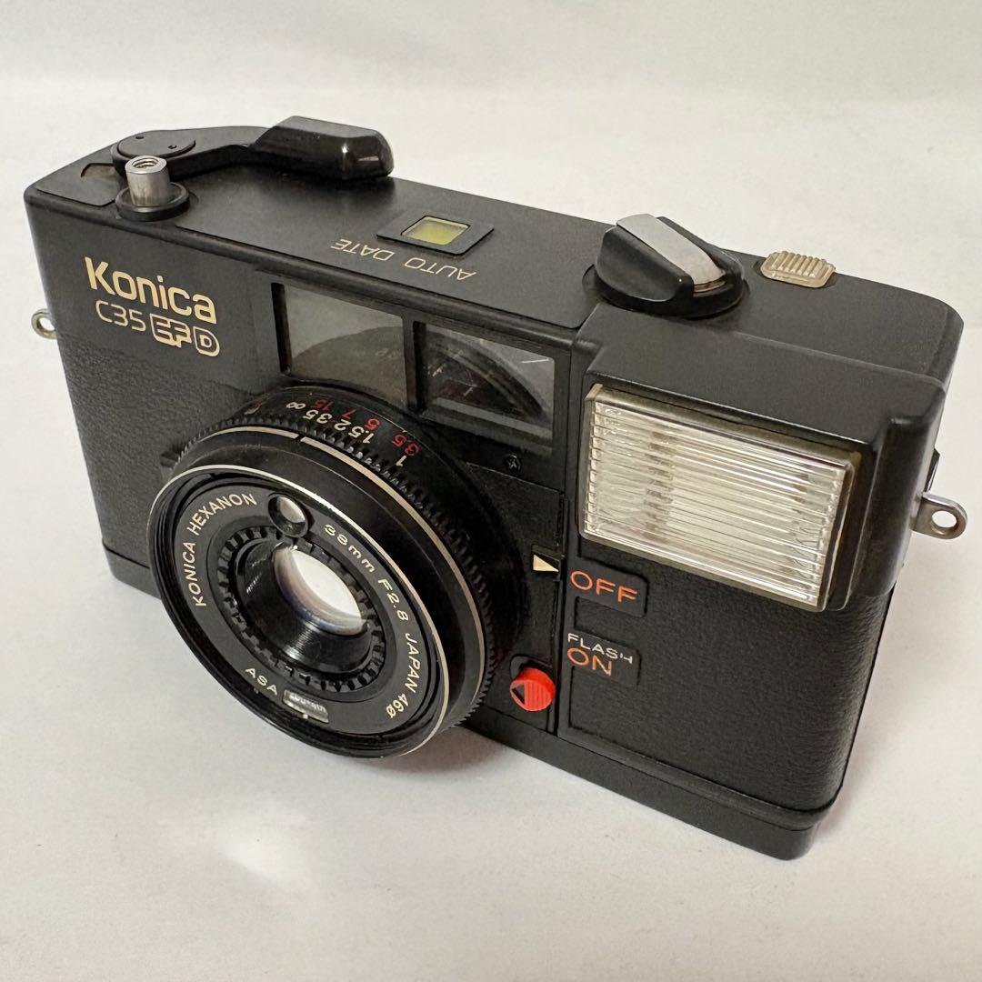 【完全動作】Konica コニカ C35 EF D コンパクトカメラ #421