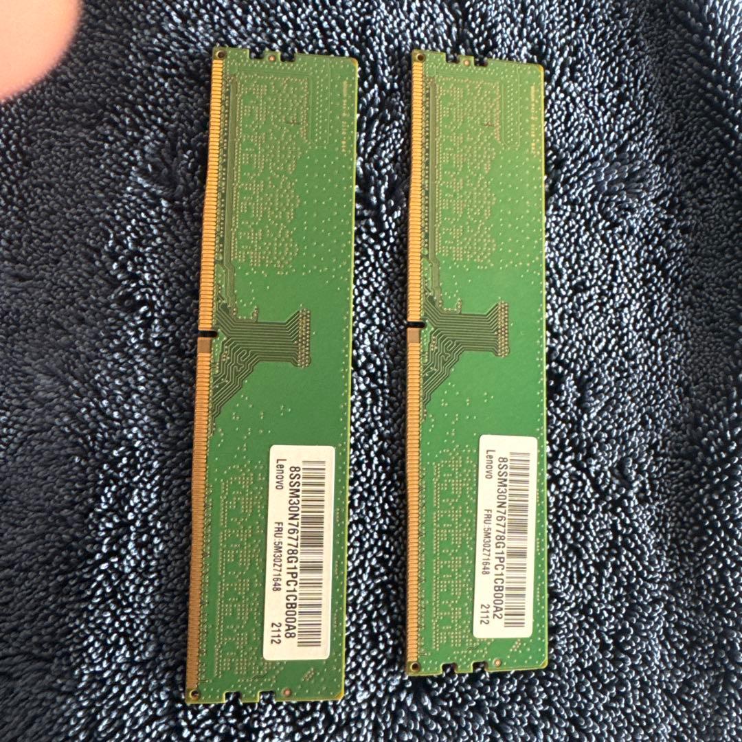 DDR4 8GB 2枚セット　PC4-3200AA
