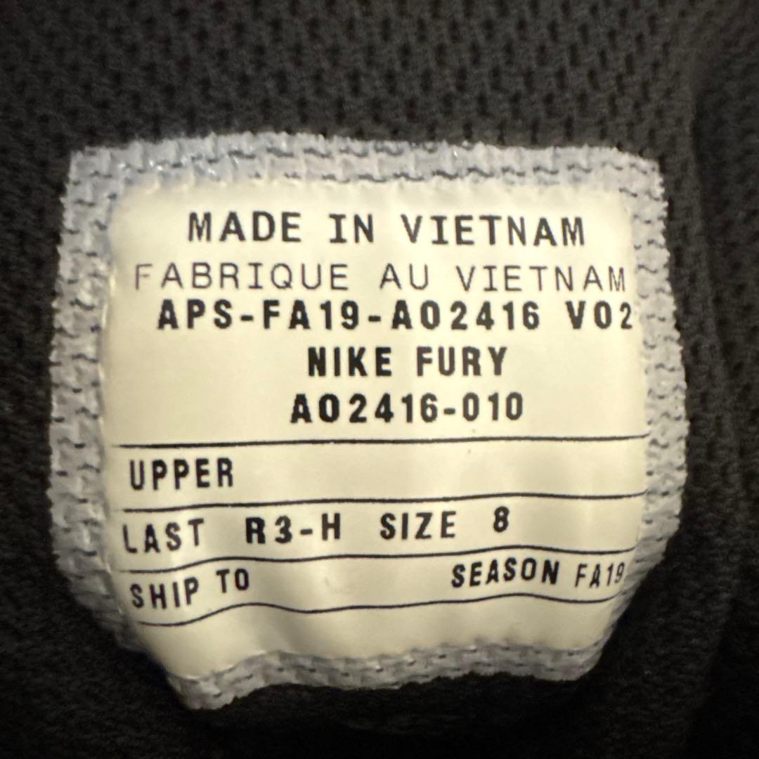 【そそそそそそん】 NIKE FURY ボクシングシューズ 26.0cm
