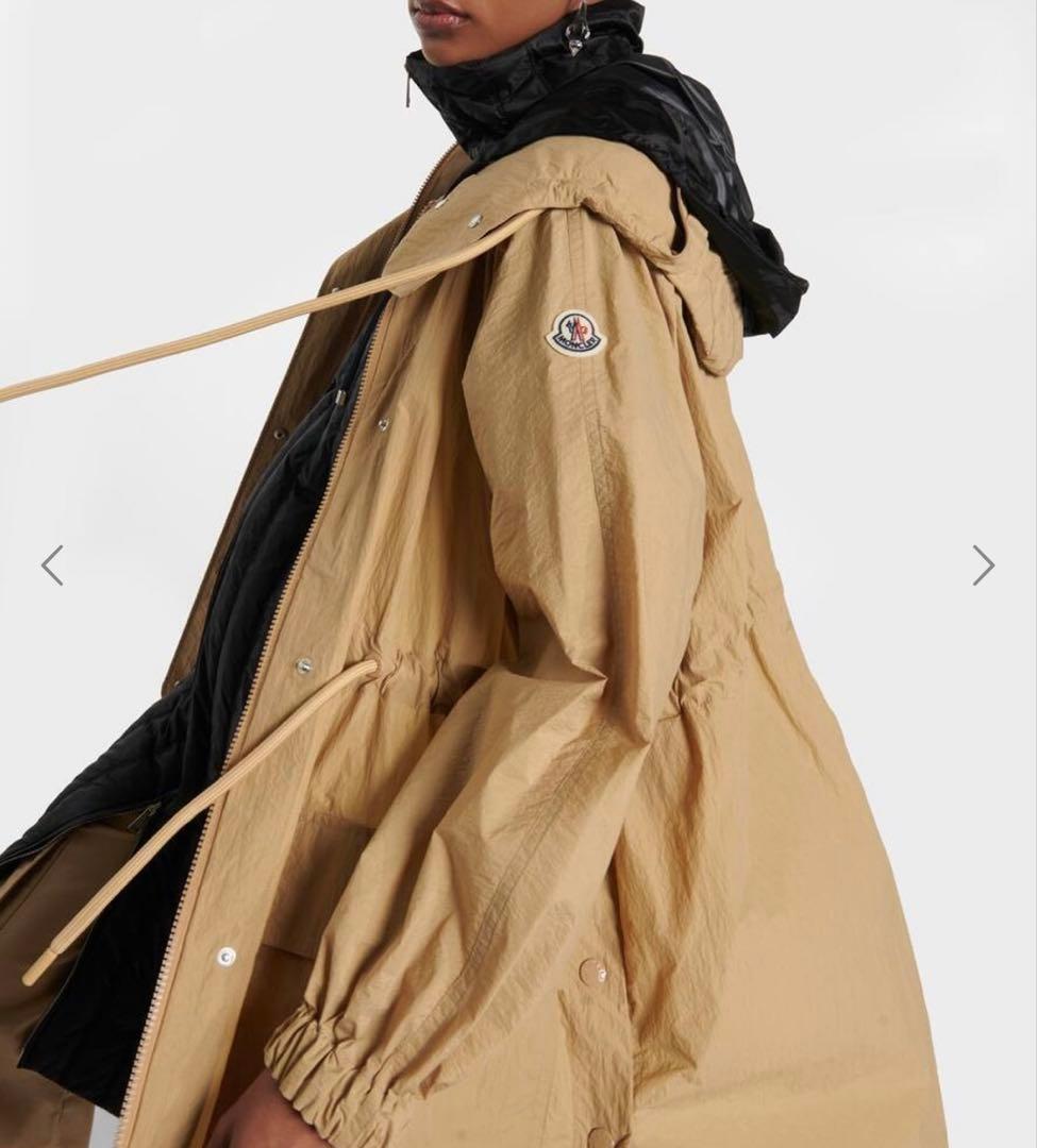 モンクレール MONCLER 美品 SOLOGNE ベージュ ナイロンコート