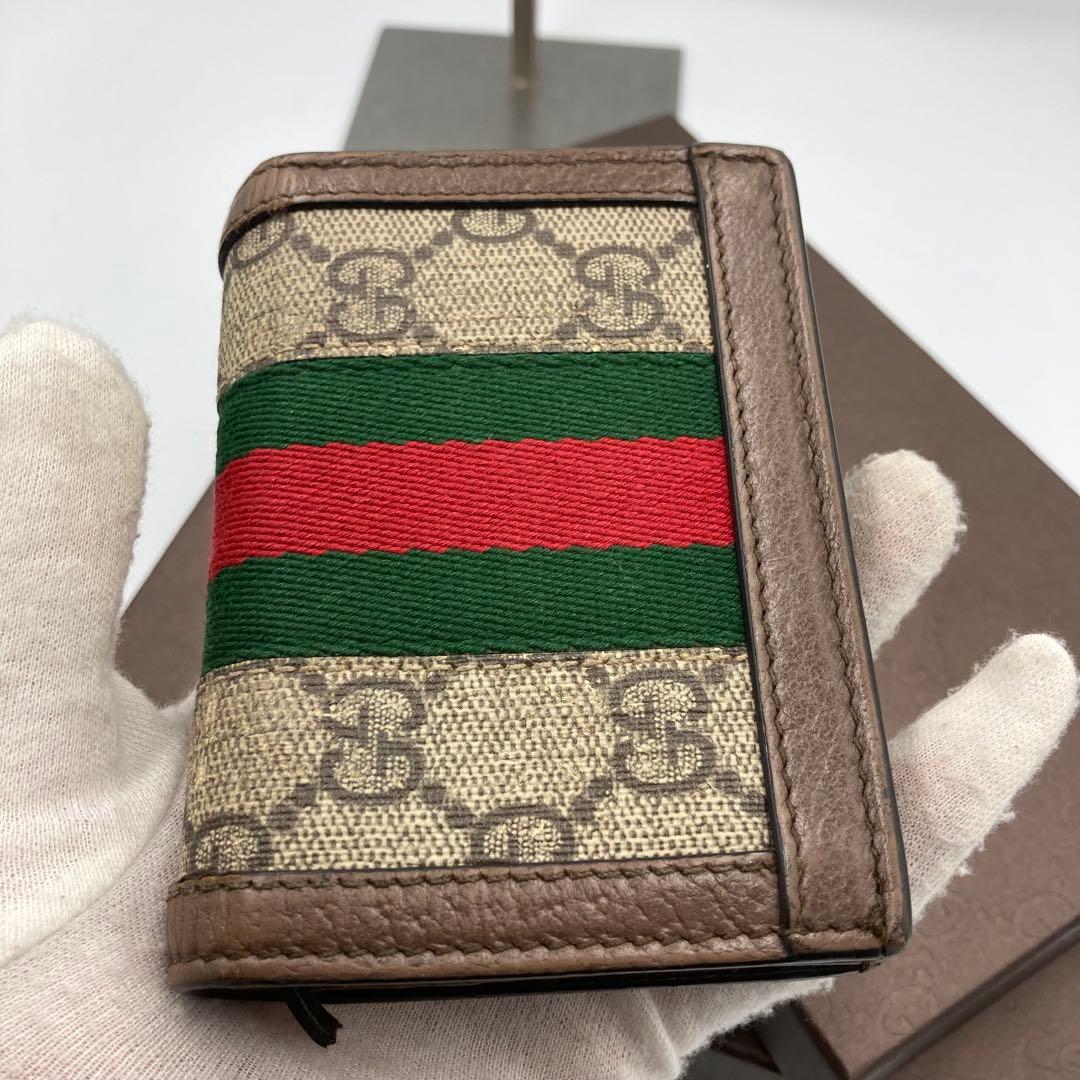 美品　GUCCI グッチ　折り財布　コンパクト　12
