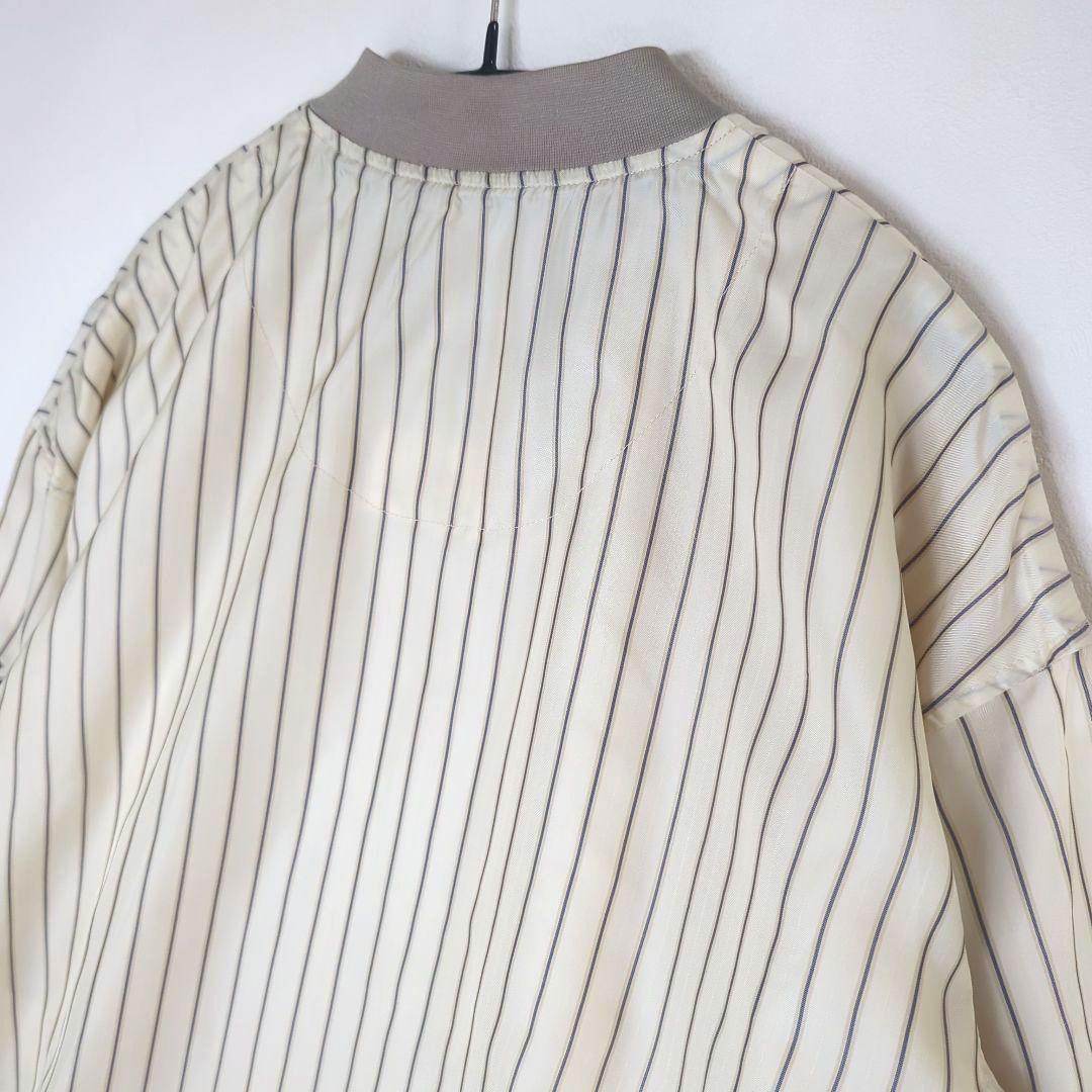 新品✧β MEN ベータメン ダブルジップブルゾン 光沢薄手 Freeサイズ