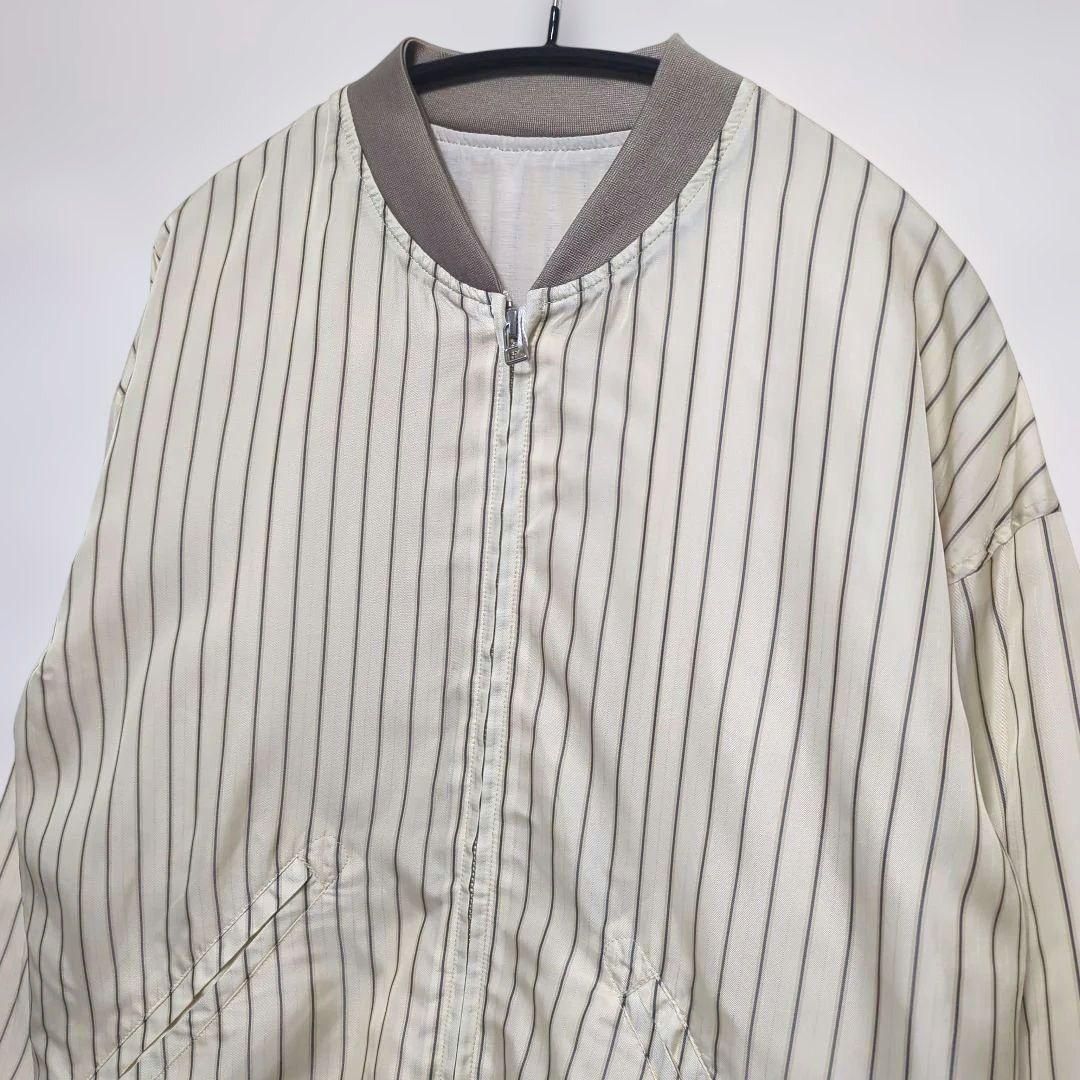 新品✧β MEN ベータメン ダブルジップブルゾン 光沢薄手 Freeサイズ