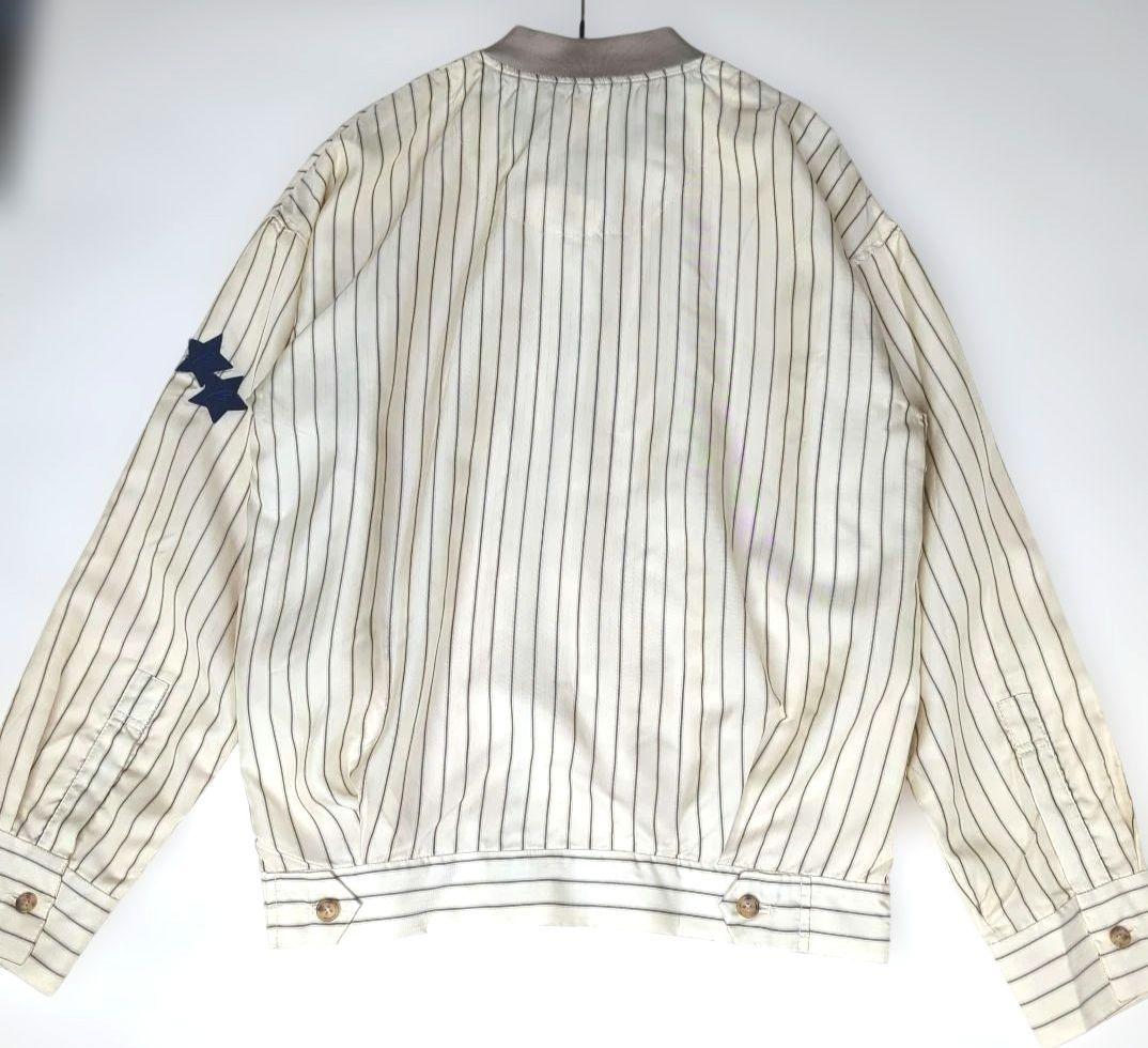 新品✧β MEN ベータメン ダブルジップブルゾン 光沢薄手 Freeサイズ