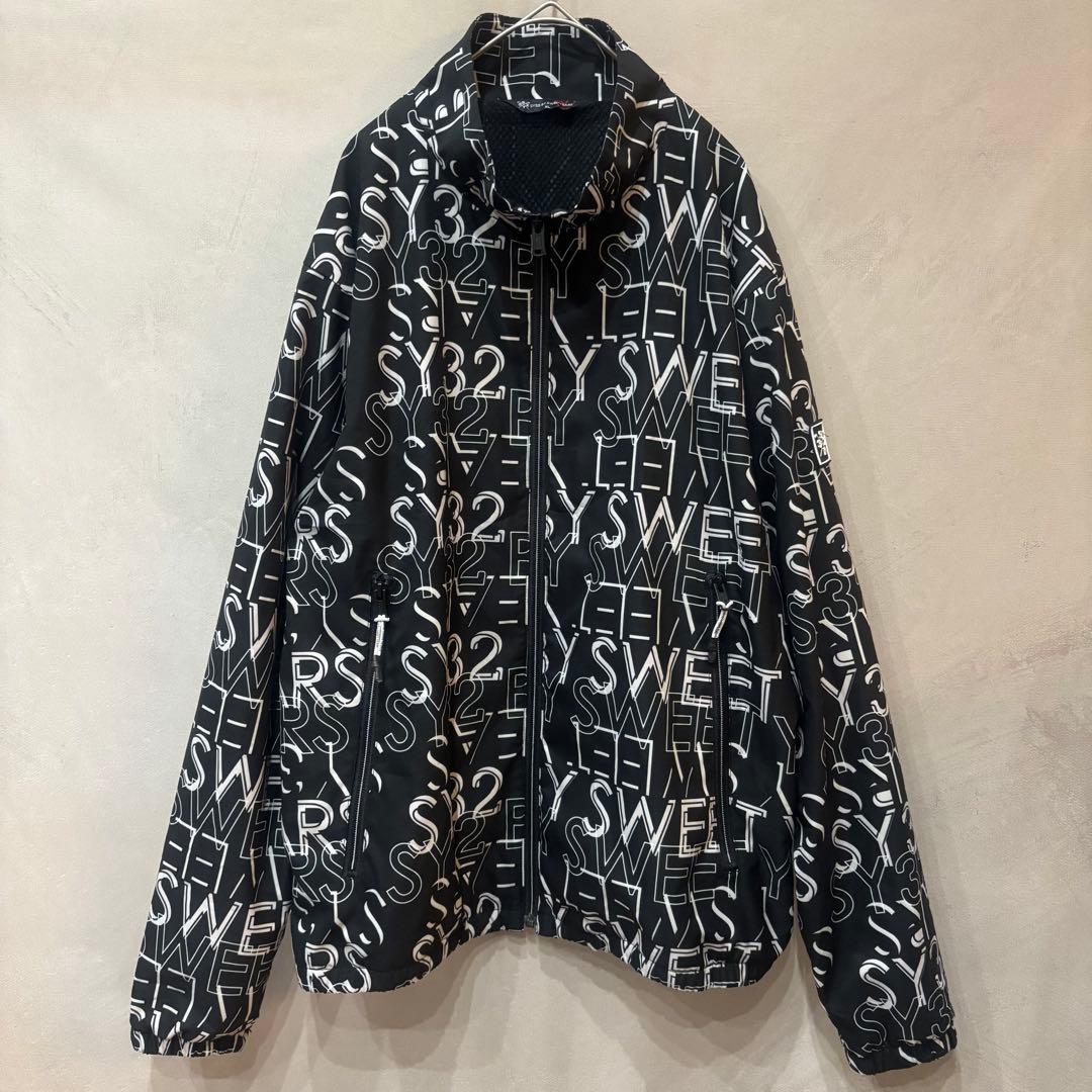 SY32bySWEETYEARS グラフィック ロゴ ジップスタンド ジャケット