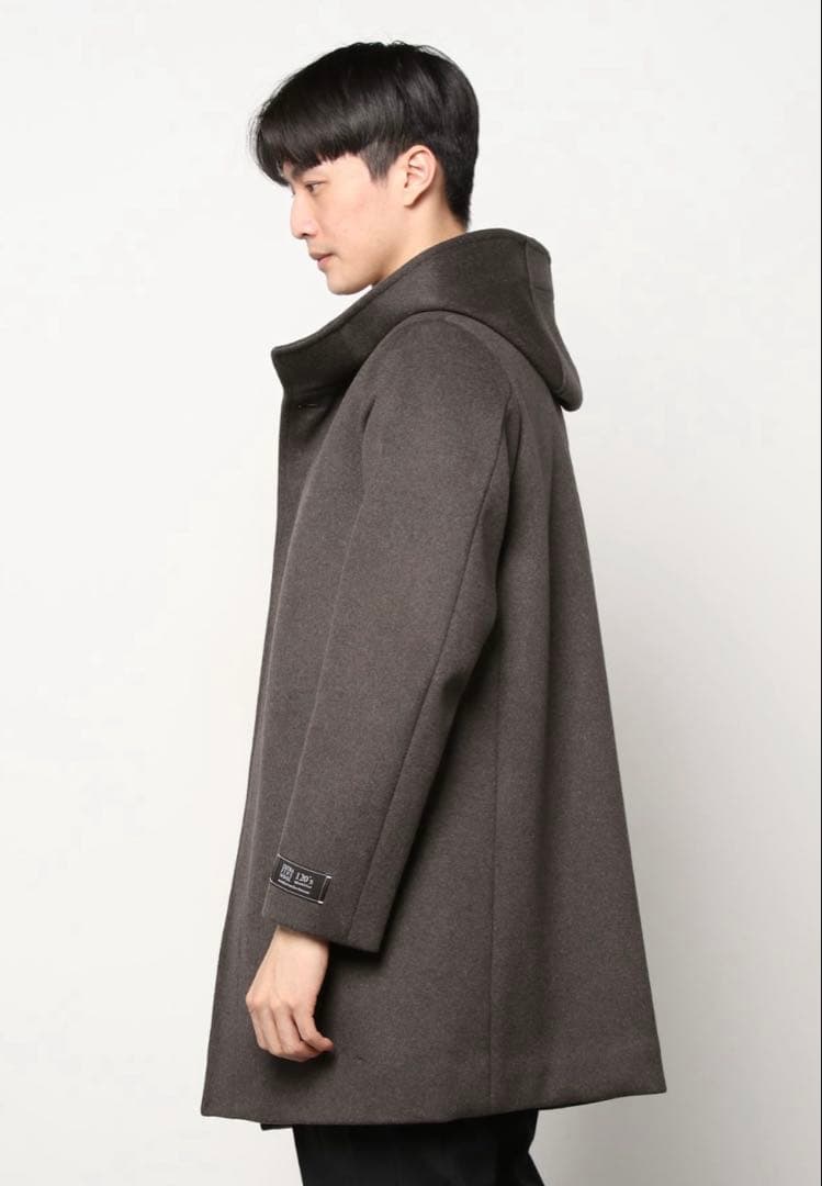 beauty&youth 120Sメルトンフードコート L ブラウン　極美品