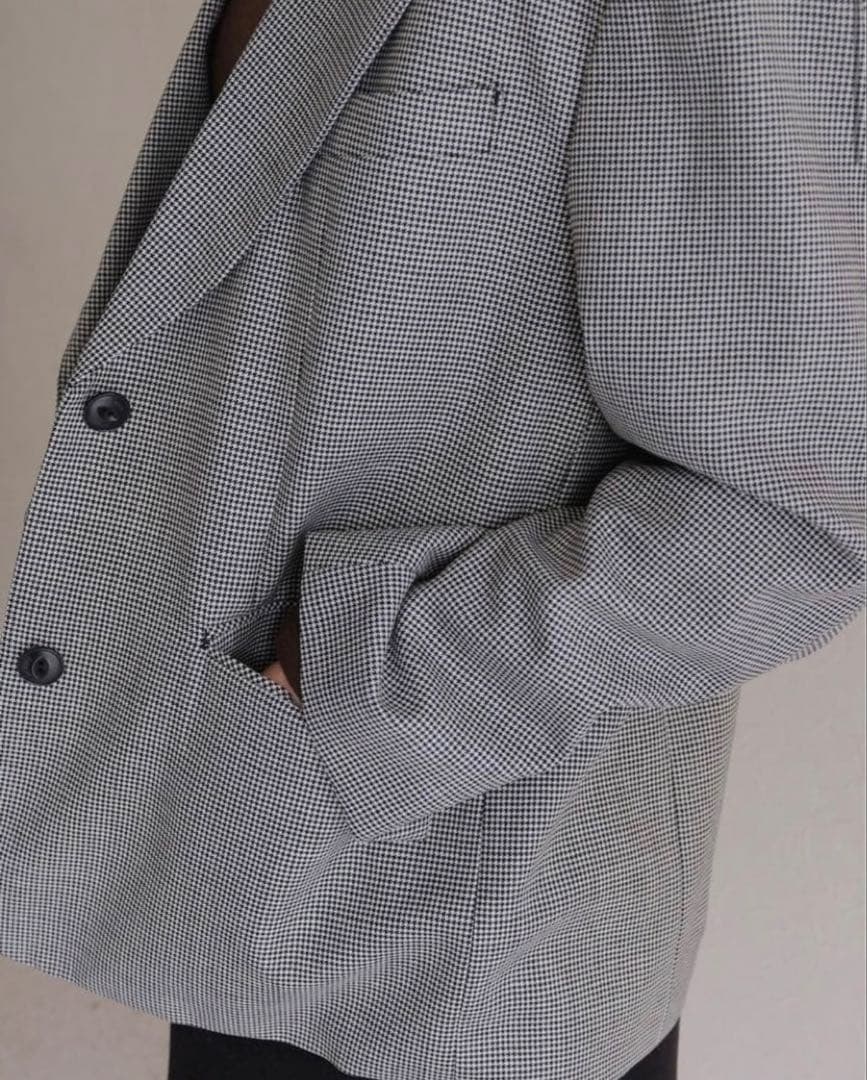 ジャケット・アウター ella selectshop houndstooth over jacket