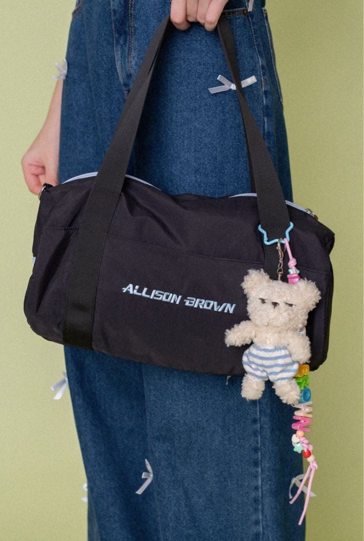 【新品未使用】アリソンブラウン／ALL DAY BOSTON BAG ブラック
