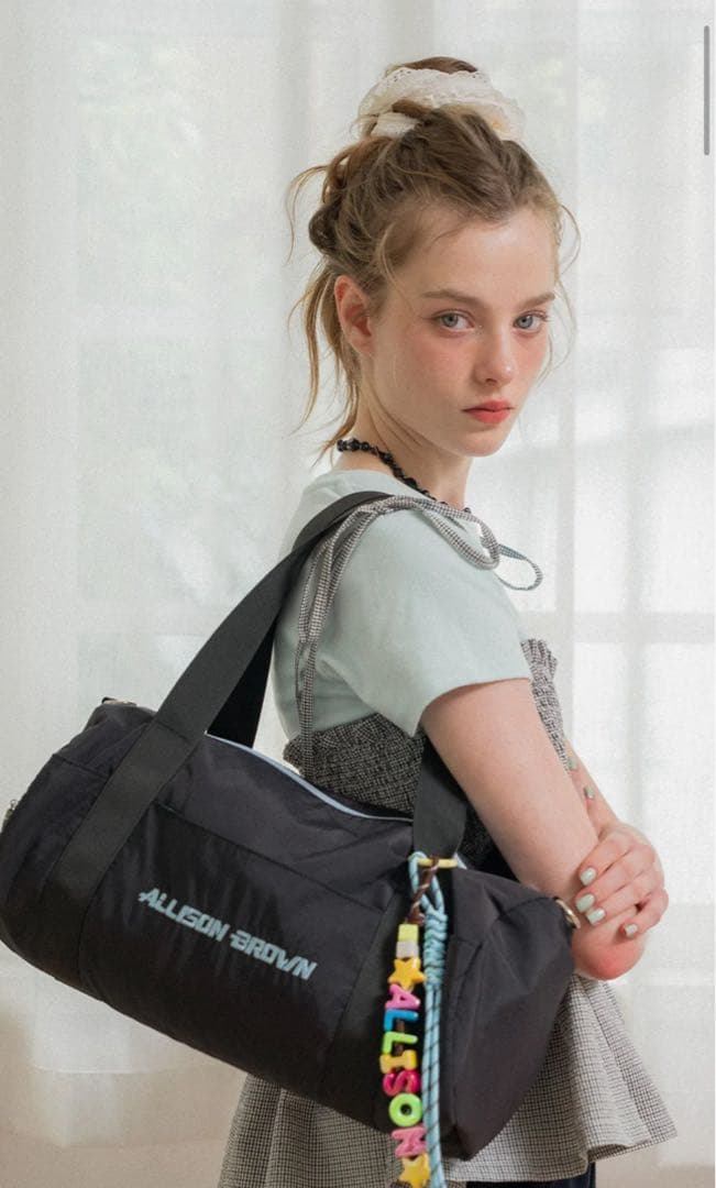 【新品未使用】アリソンブラウン／ALL DAY BOSTON BAG ブラック