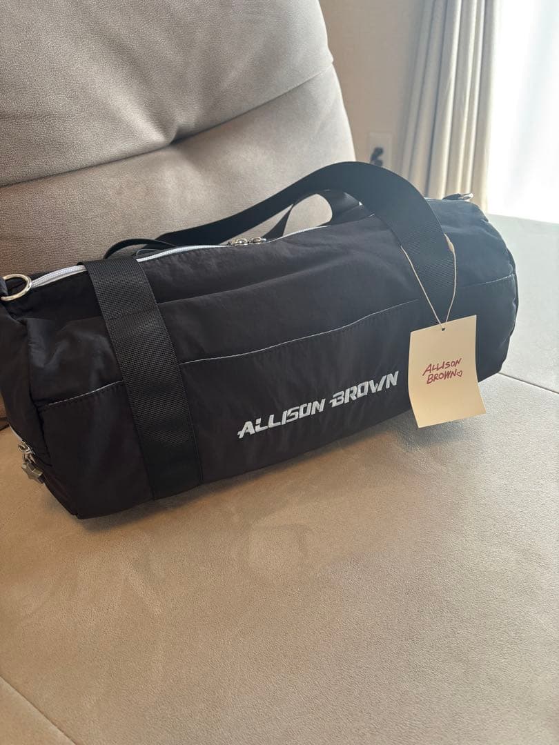 【新品未使用】アリソンブラウン／ALL DAY BOSTON BAG ブラック