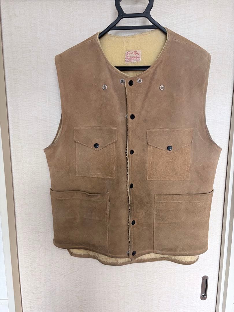 Jo-o-Kay スエードベストとtシャツのセット