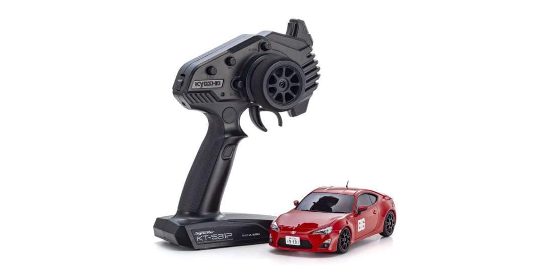 ミニッツAWD トヨタ 86 MFゴースト レディセット グリップタイヤセット
