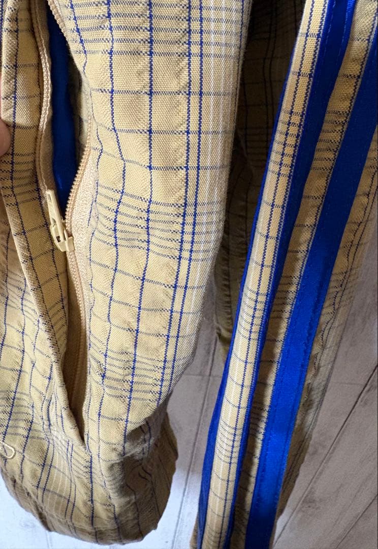 新吉屋　アディダス ジャケット トラック スリーストライプ チェック