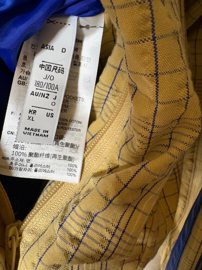 新吉屋　アディダス ジャケット トラック スリーストライプ チェック