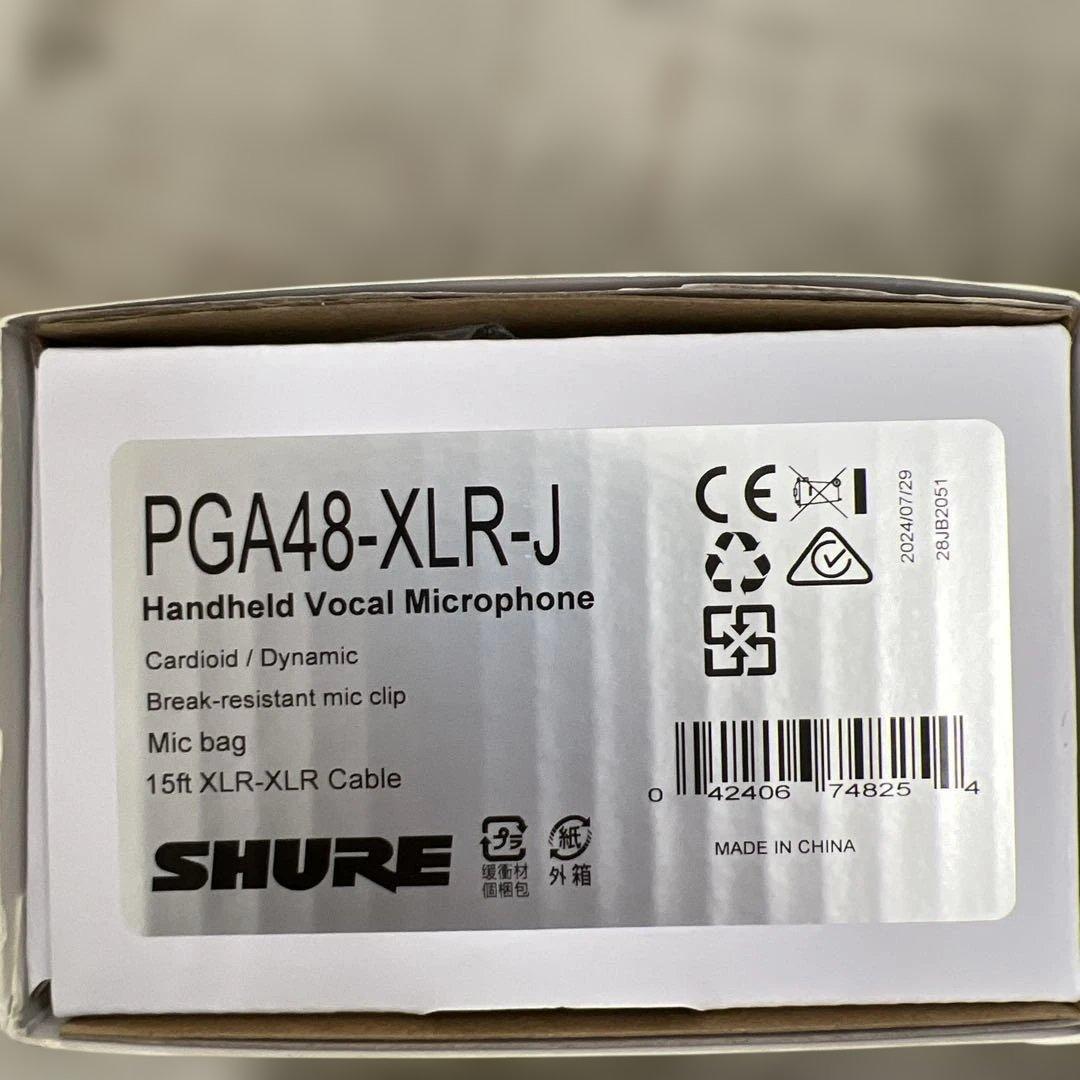510110 SHURE PGA48 ダイナミックマイク