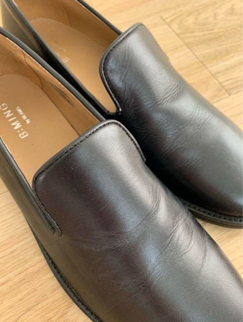【美品／即日発送】B:MING by BEAMS / レザー スリッポン