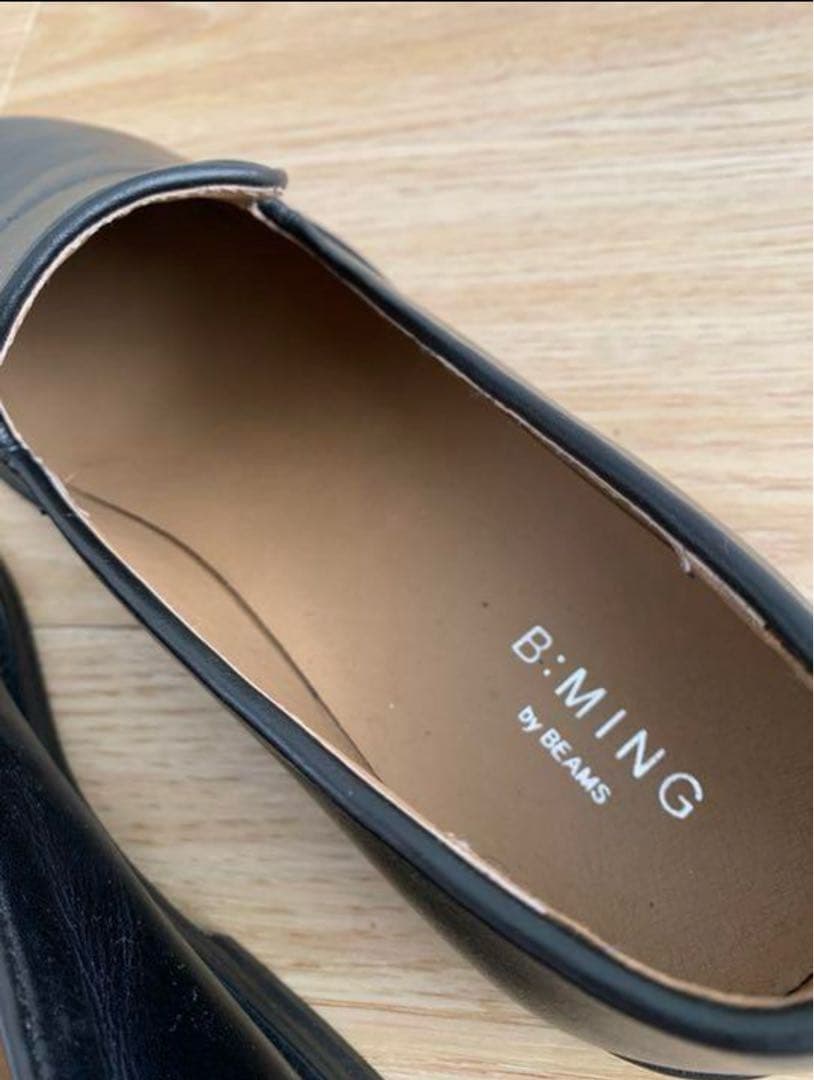 【美品／即日発送】B:MING by BEAMS / レザー スリッポン