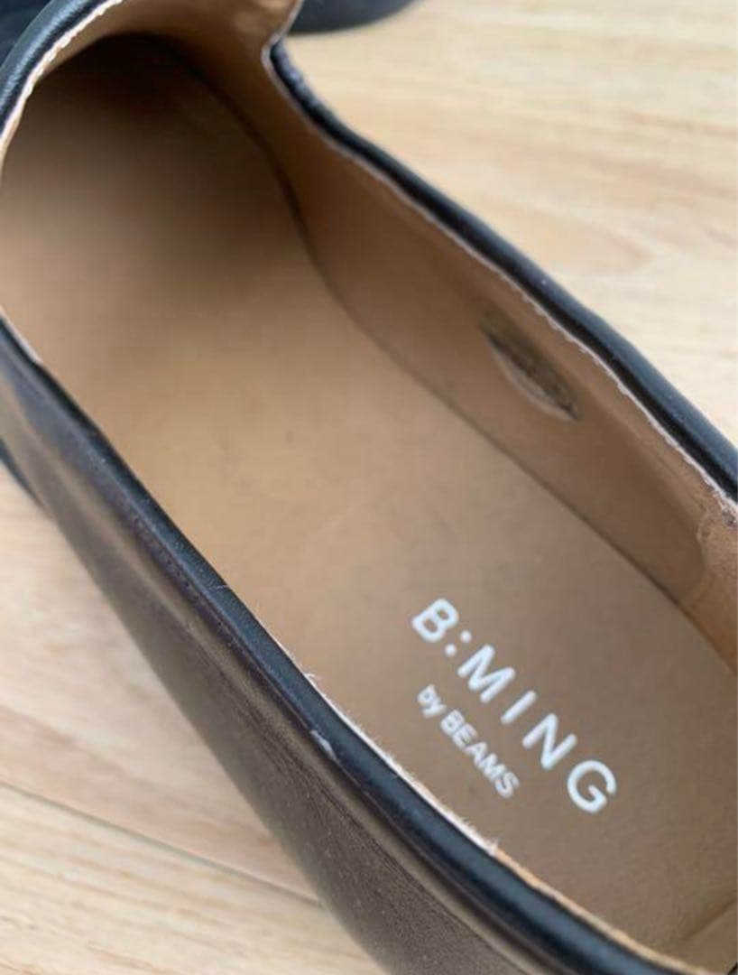 【美品／即日発送】B:MING by BEAMS / レザー スリッポン