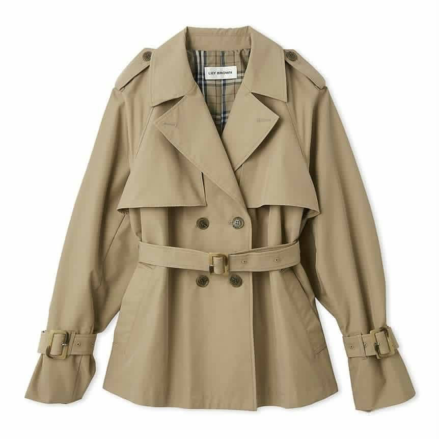 【完売品】LILYBROWN リリーブラウン クラシックミドルトレンチコート