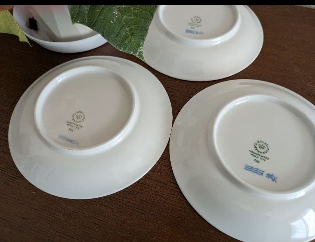 【Lea】ロイヤルコペンハーゲン ブルーパルメッテ アニバーサリー 2枚