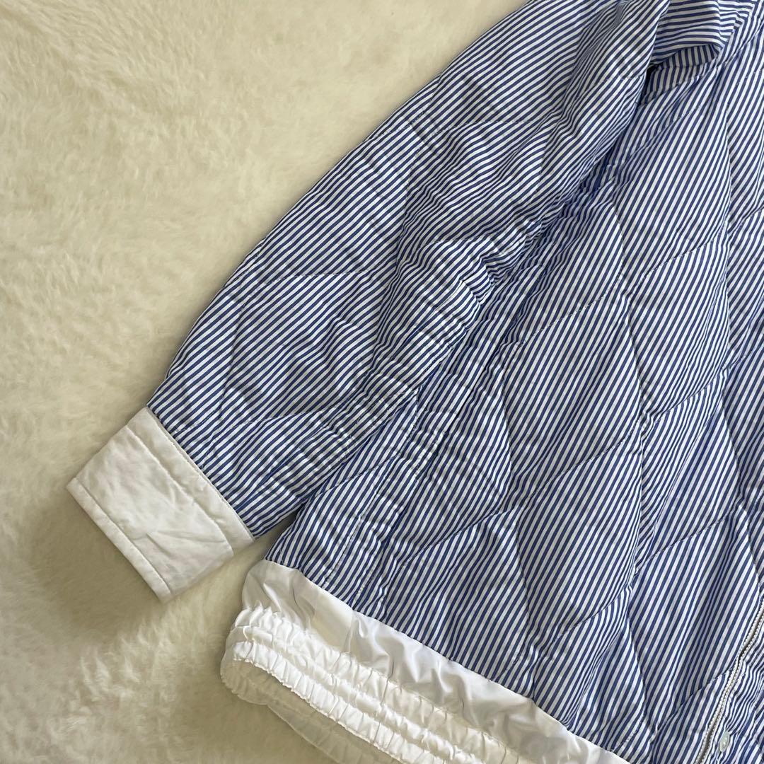サカイ Quilted Shirt Jacket キルティング ストライプ