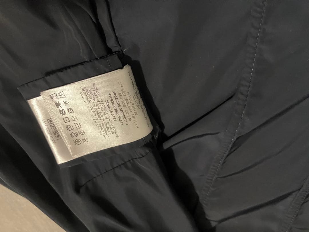 Moncler モンクレール 人気ナイロンコートArgeline 紺　サイズ2