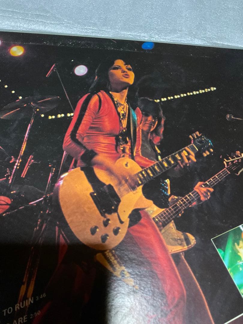 THE RUNAWAYS・LIVE inJAPAN。LPレコードジャケット。