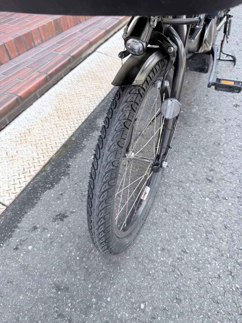 子供乗せ　3人　ヤマハ　電動アシスト自転車 チャイルドシート付き ブラック