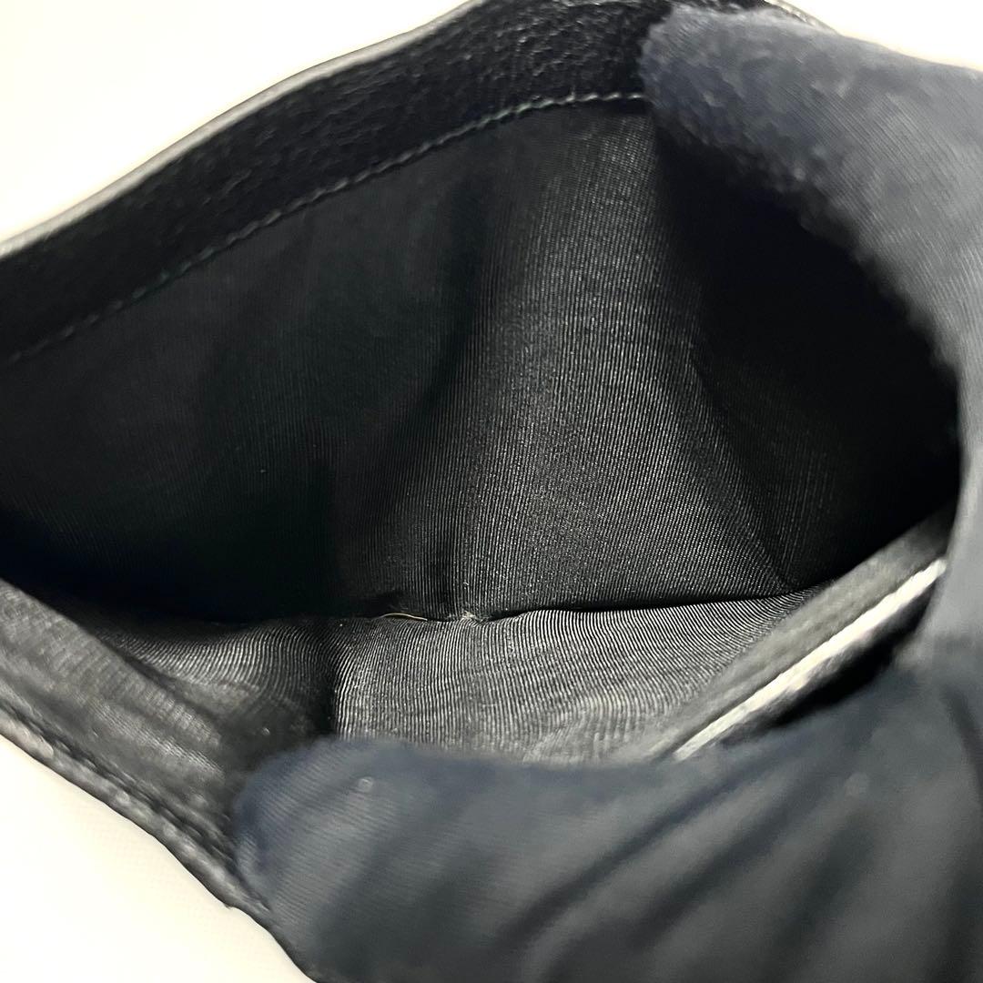 レア✨ミュウミュウ 三つ折り財布 マドラス ロゴ金具 マルチカラー ブラック