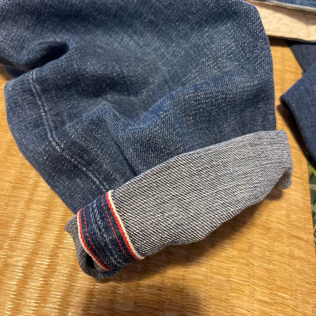美品　ミナペルホネン　always ロールアップデニム　38 Mina