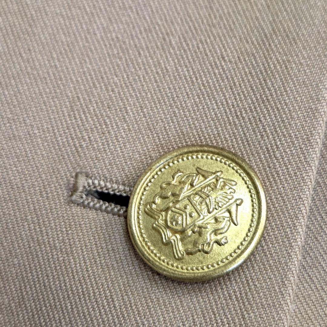 【美品】UNITED ARROWSダブルブレストジャケット 金ボタン、キャメル