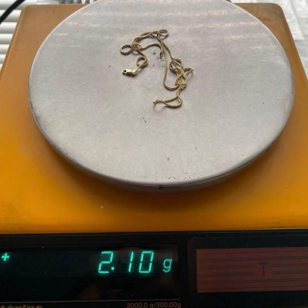 た*お様 ◆鑑定済◆ 10K フランクリンネックレス 55㎝