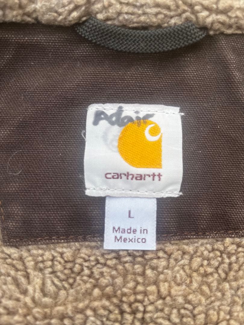 Carhartt ダックアクティブジャケット ダークブラウン フェード