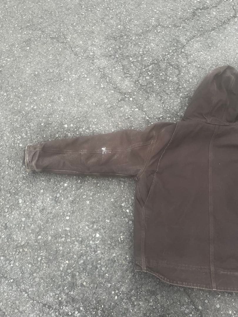 Carhartt ダックアクティブジャケット ダークブラウン フェード