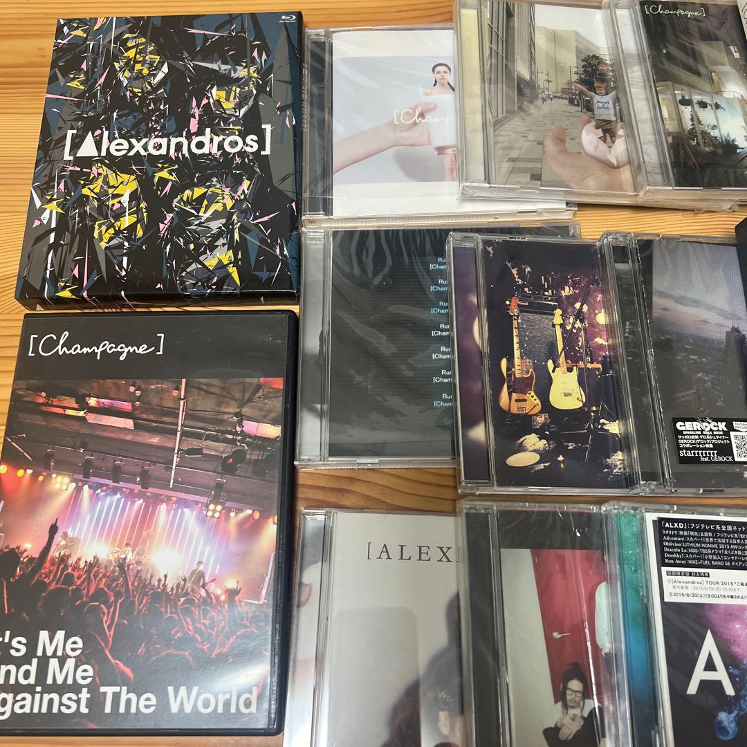 シャンペ名義あり　[alexandros] CD、DVDまとめ売り