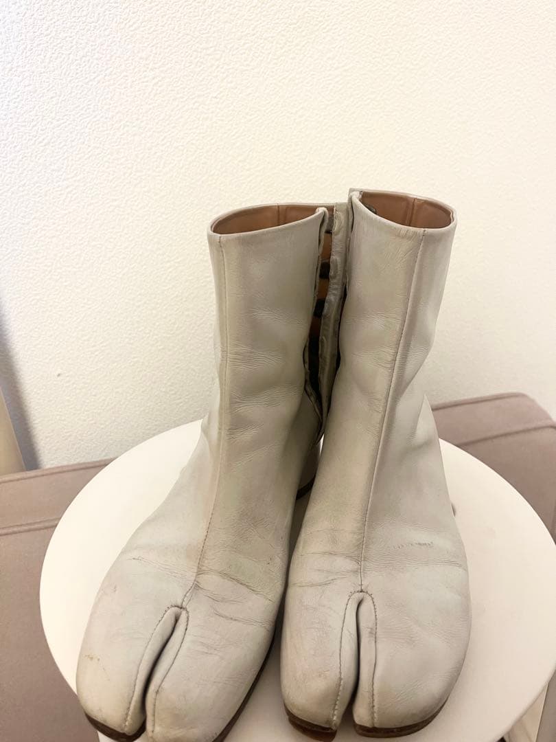 〈レア〉汚れあり破格Maison Margiela タビブーツ ホワイト