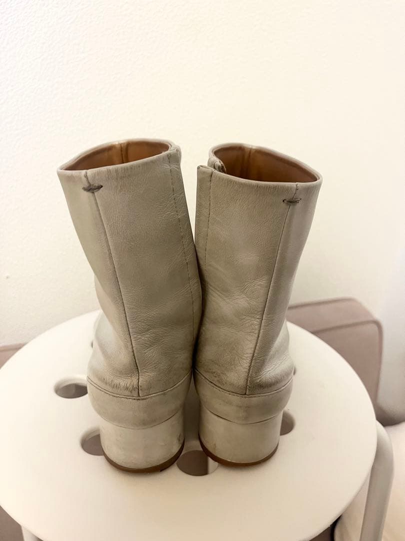 〈レア〉汚れあり破格Maison Margiela タビブーツ ホワイト