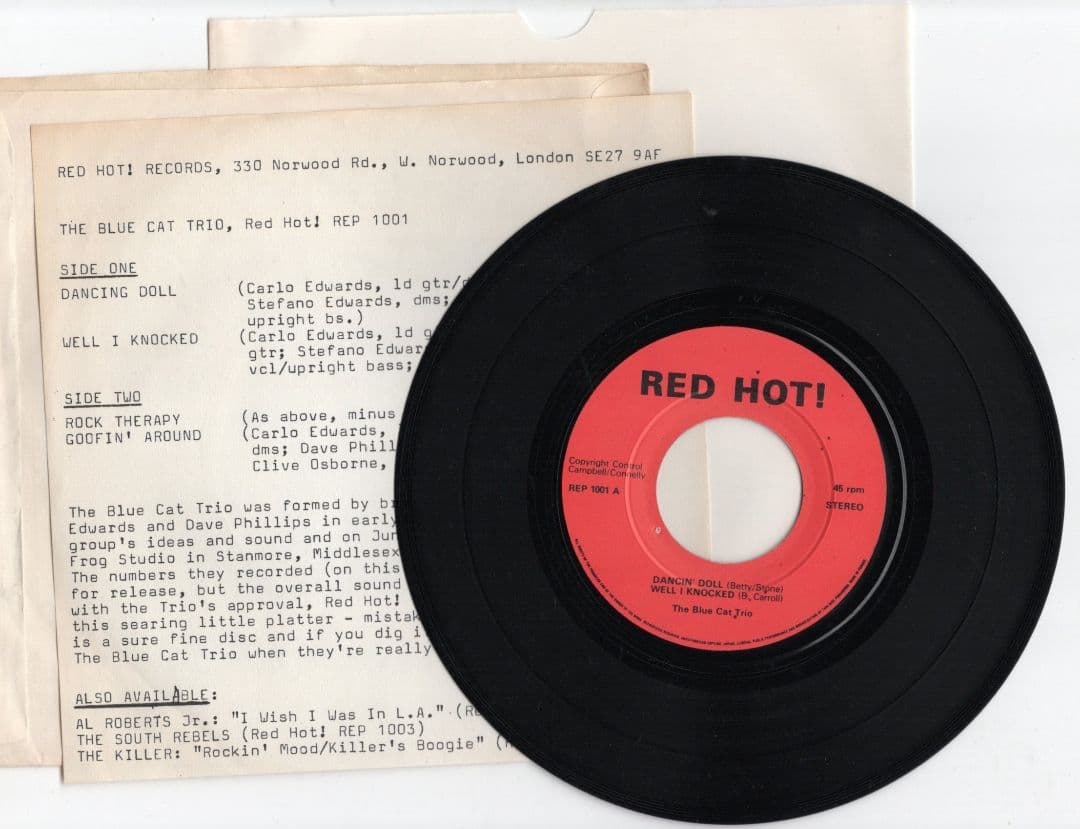 洋楽 THE BLUE CAT TRIO - RED HOT! EP