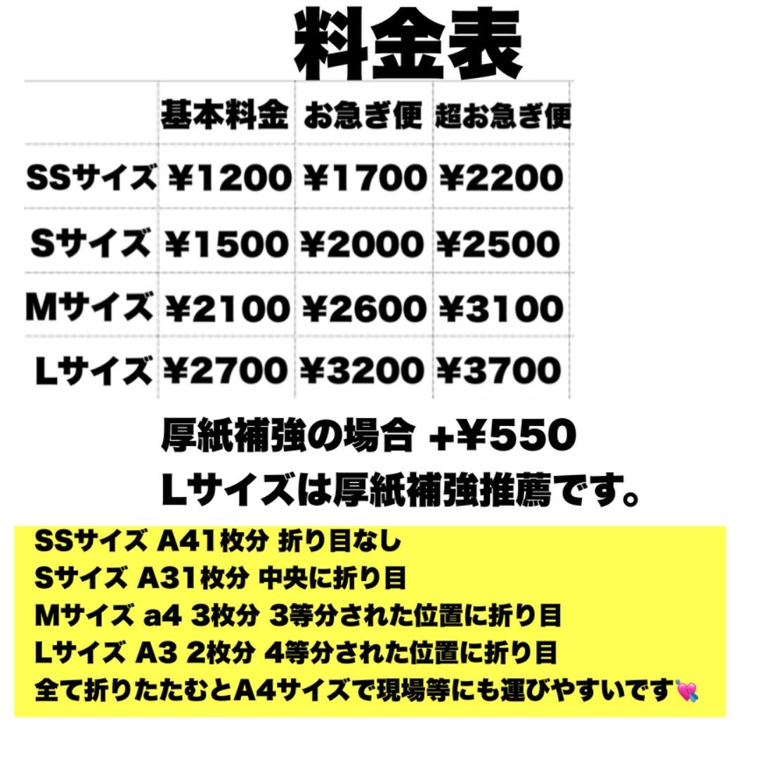 連結文字パネル 連結うちわ文字 オーダーページ