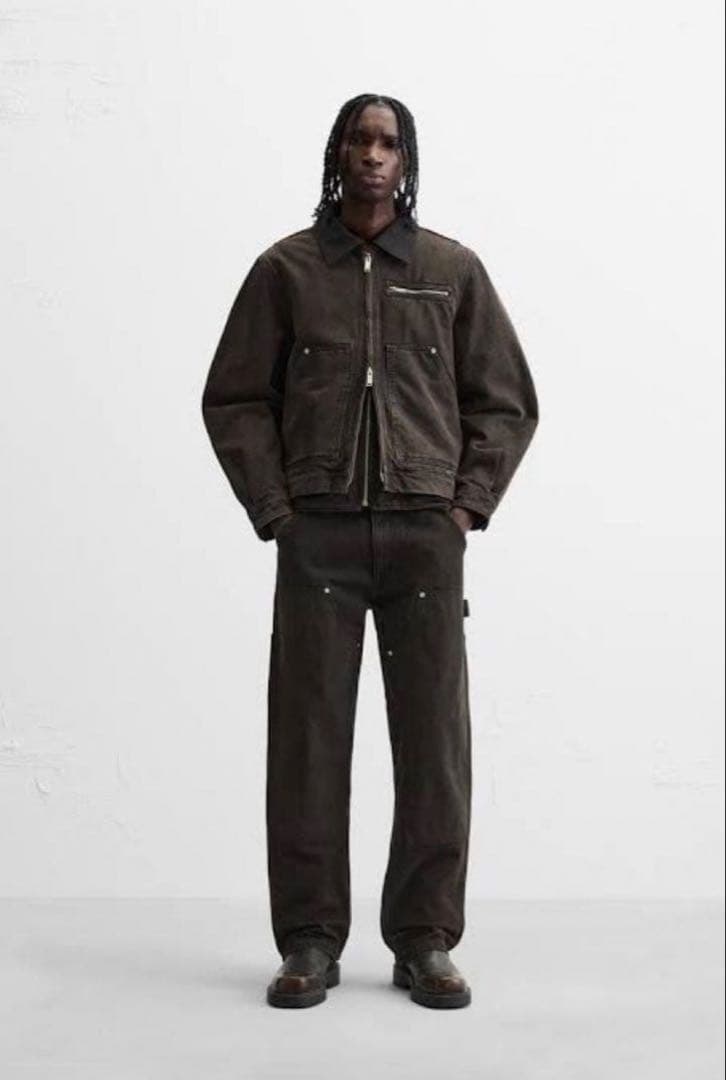 ZARA ワークジャケット　デトロイトジャケット　ダックジャケット