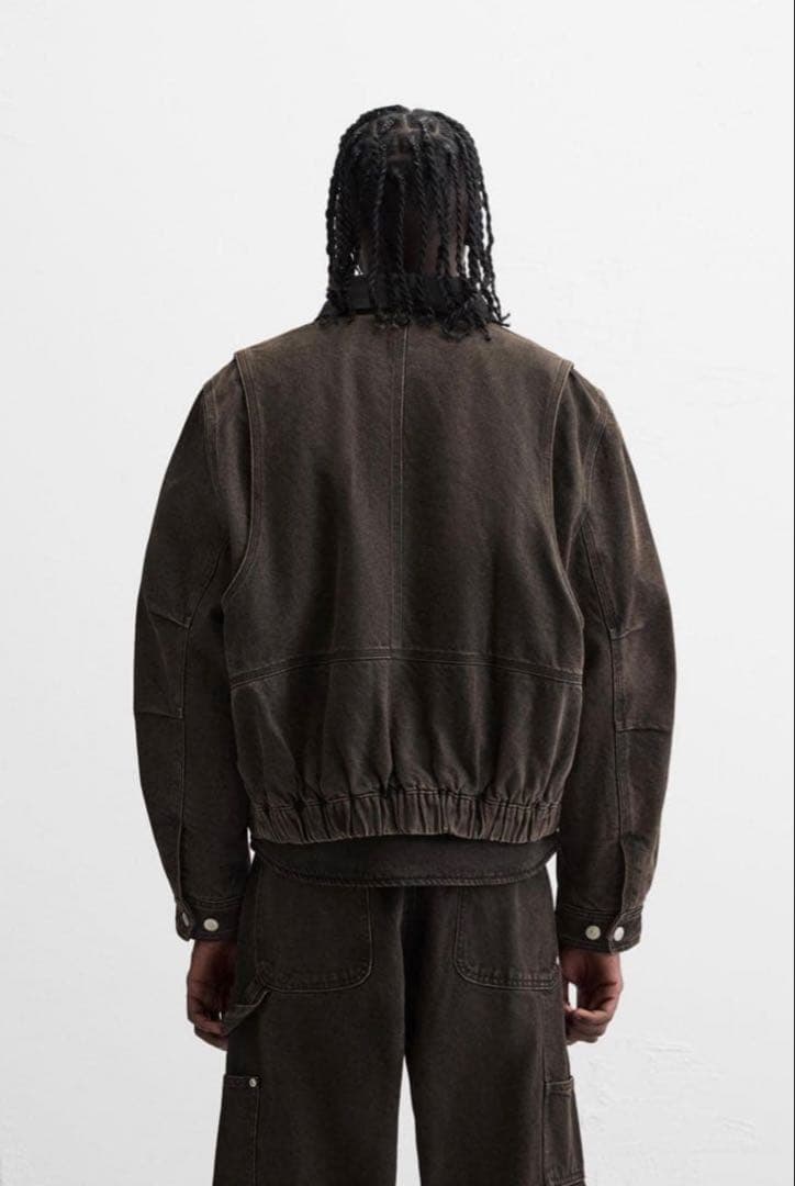 ZARA ワークジャケット　デトロイトジャケット　ダックジャケット