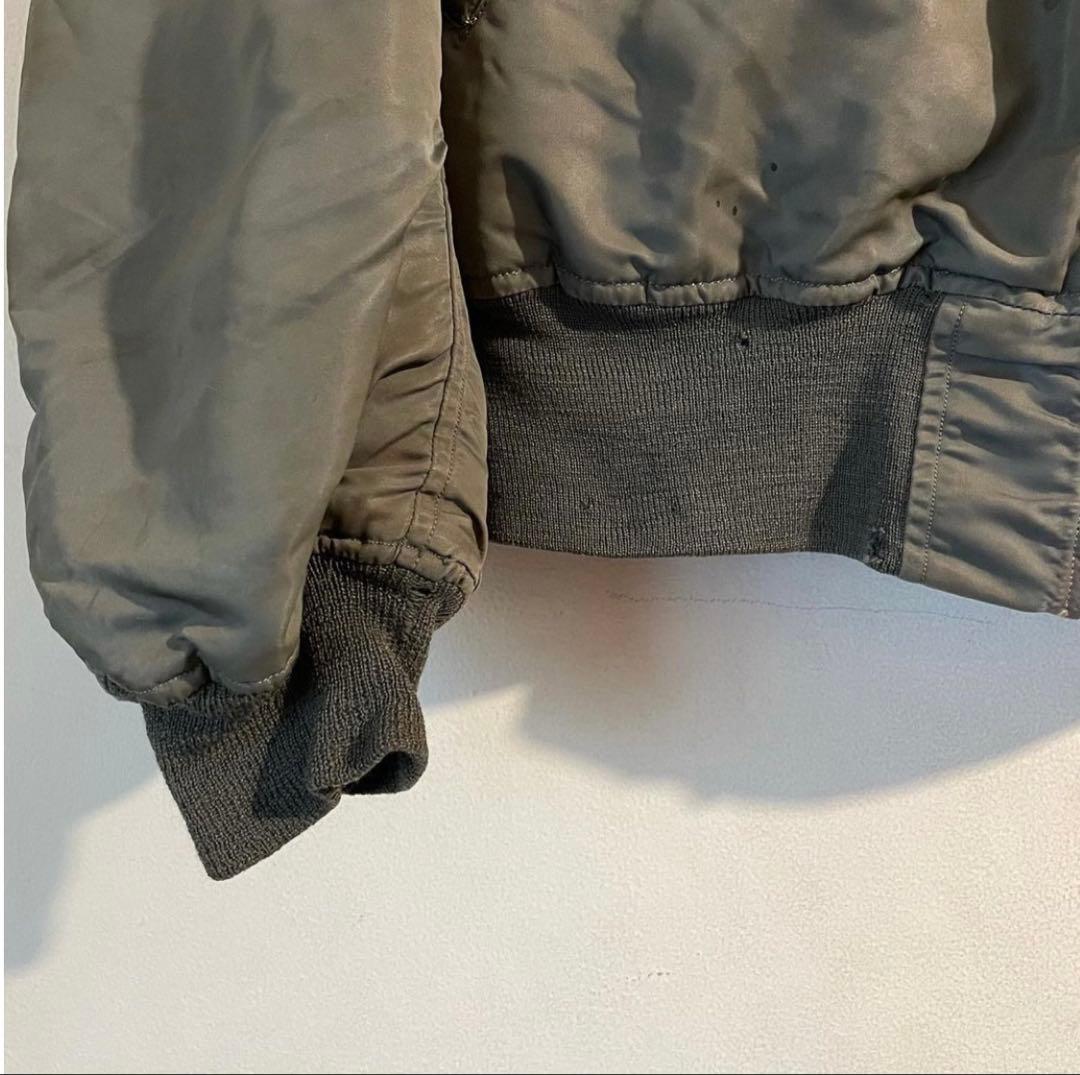 50s MA-1 USAF 黒タグ 希少DOBBS INDUSTRIES INC