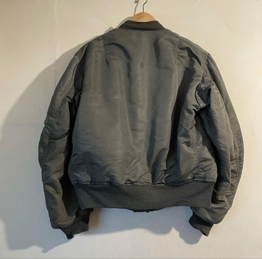 50s MA-1 USAF 黒タグ 希少DOBBS INDUSTRIES INC