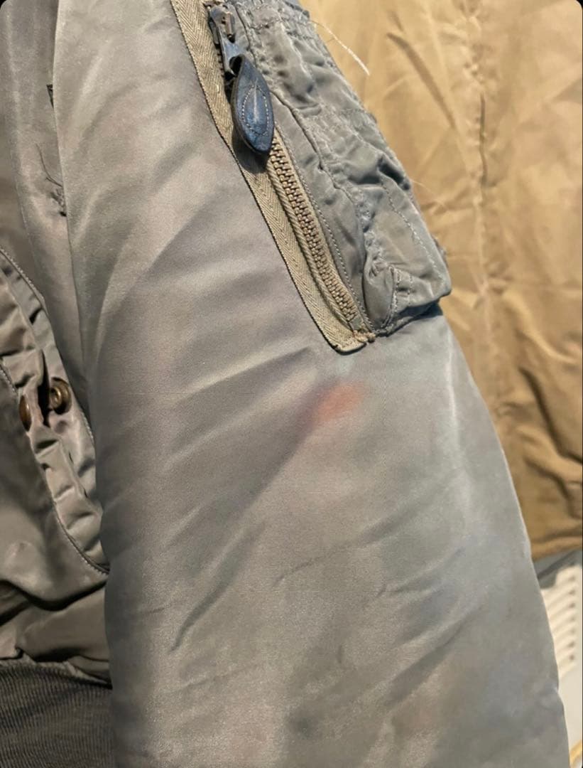 50s MA-1 USAF 黒タグ 希少DOBBS INDUSTRIES INC