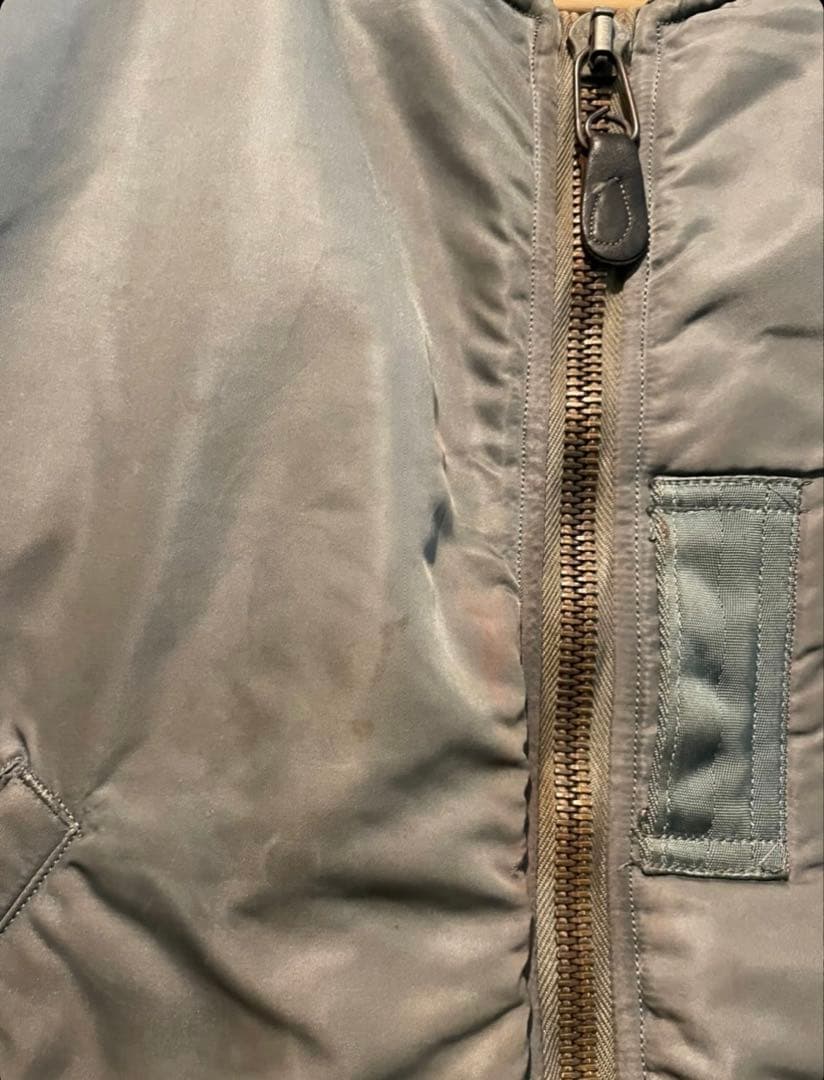 50s MA-1 USAF 黒タグ 希少DOBBS INDUSTRIES INC
