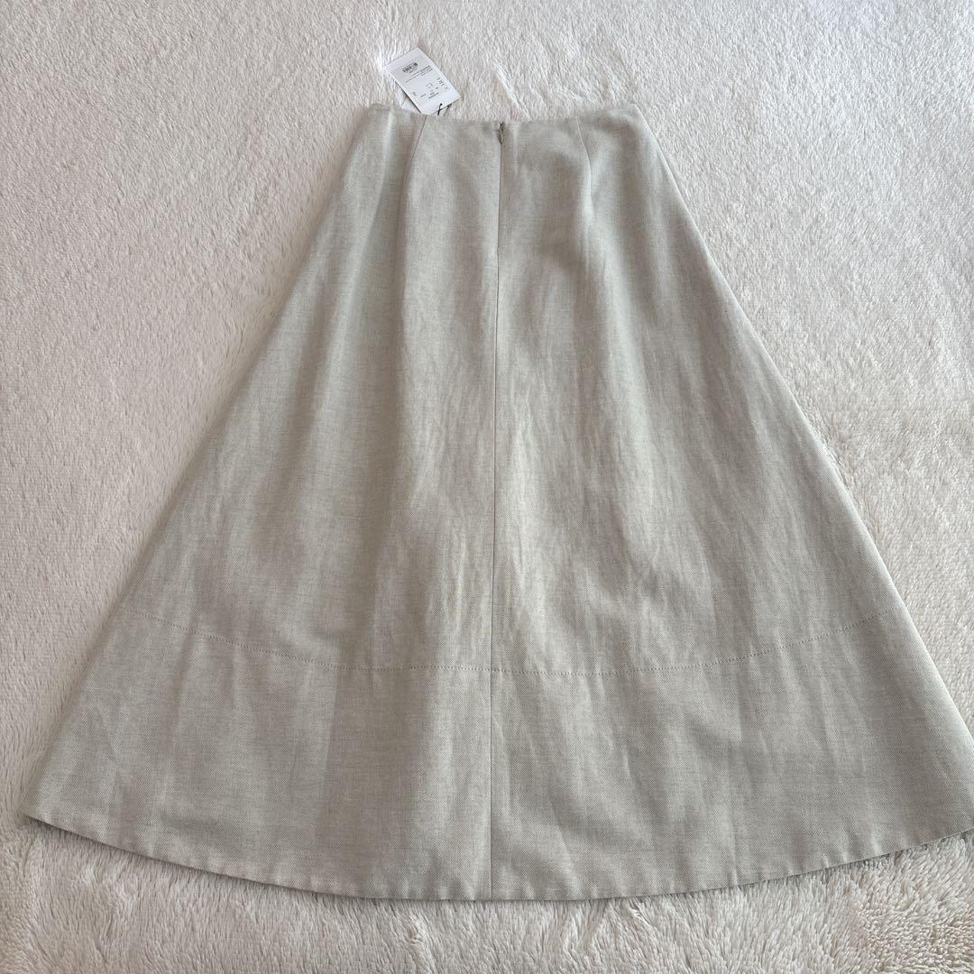 新品✨ebure リネン ヘリンボーン ロングスカート　36