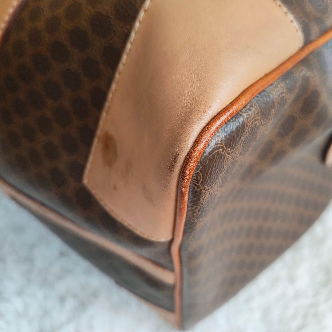 ヴィンテージ✨CELINE/セリーヌ ボストンバッグ マカダム トリオンフ