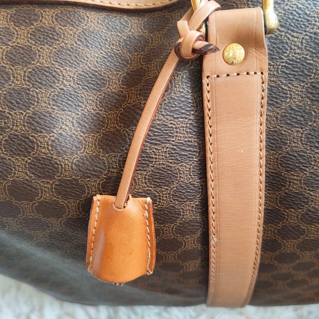 ヴィンテージ✨CELINE/セリーヌ ボストンバッグ マカダム トリオンフ