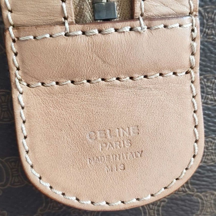 ヴィンテージ✨CELINE/セリーヌ ボストンバッグ マカダム トリオンフ