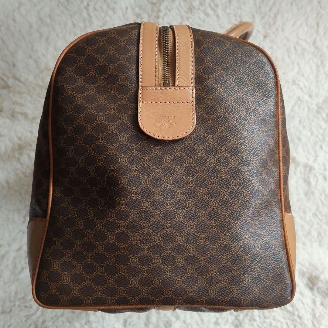 ヴィンテージ✨CELINE/セリーヌ ボストンバッグ マカダム トリオンフ